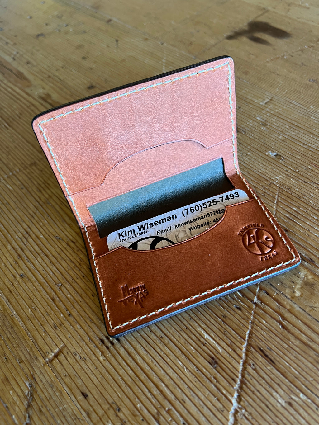 Handmade Leather Card Wallet