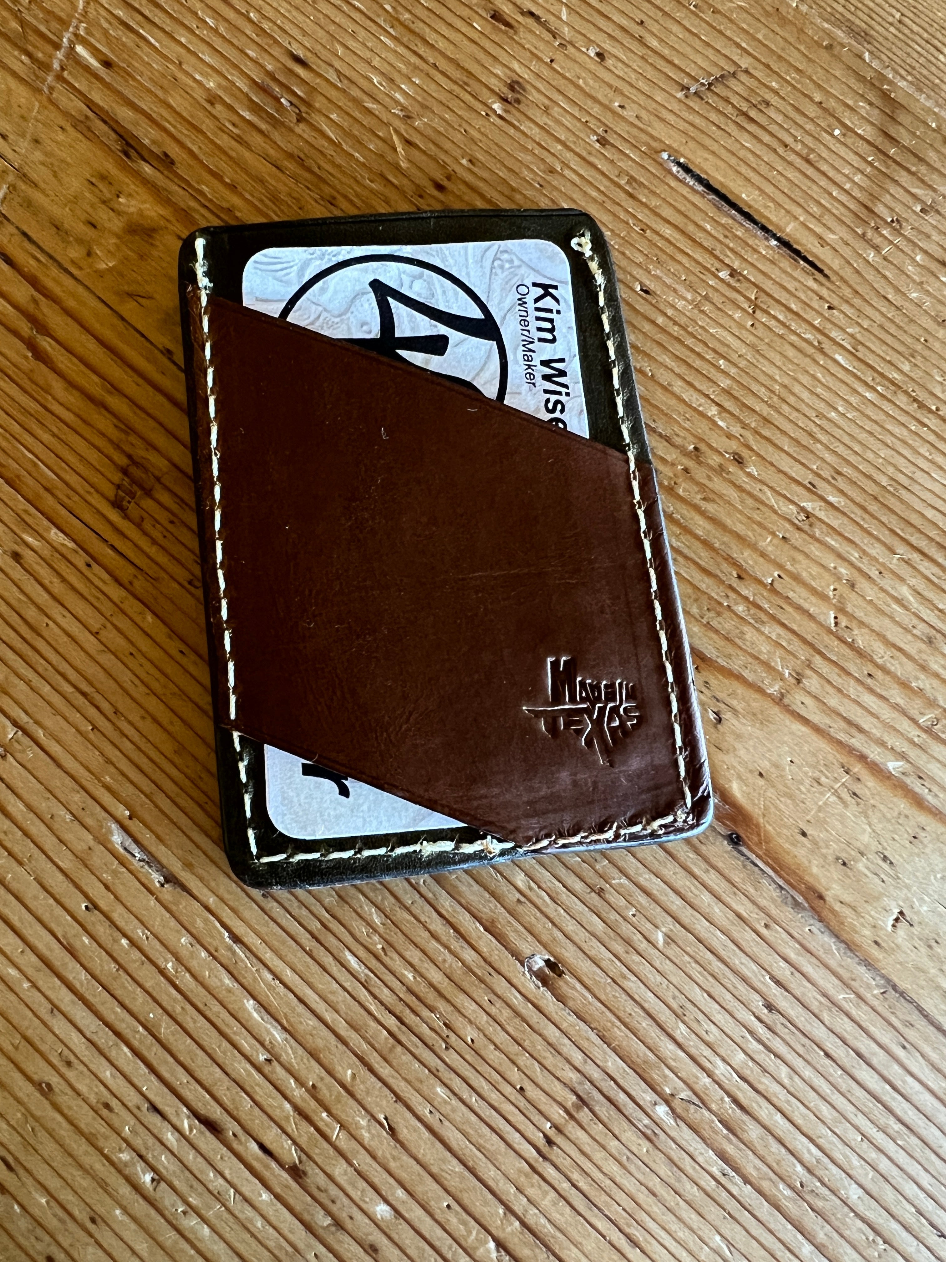 Handmade Leather Card Wallet
