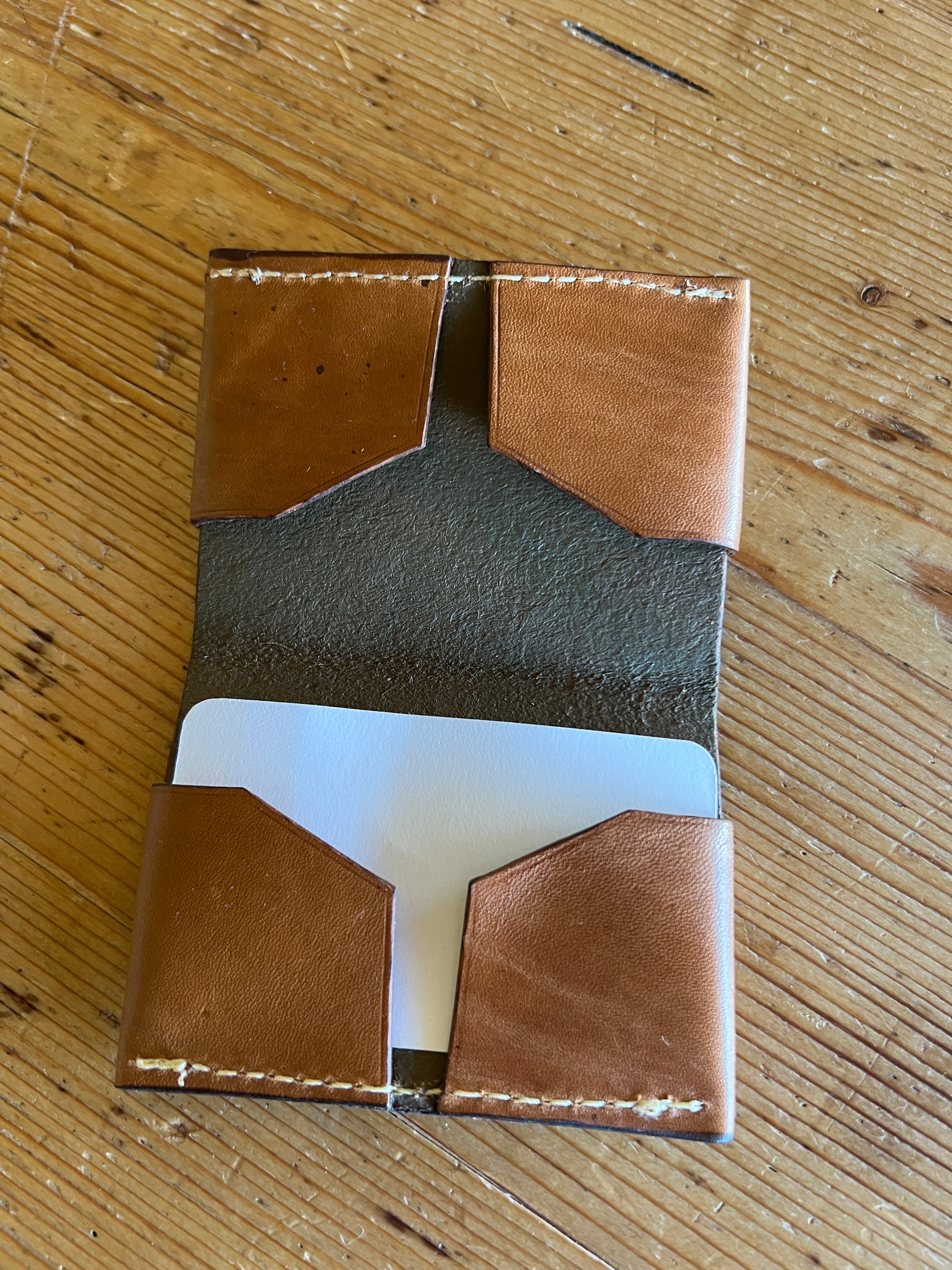 Handmade Leather Card Wallet