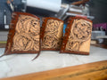 Hand-Tooled Leather Butt Stock Sleeve with Bullet Loops